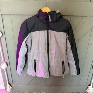 Kemper Women’s  Black and Lavender Ski Snowboarding Jacket